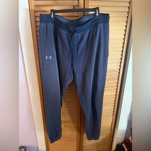 Under Armour Men's Navy Joggers Cold Gear XL